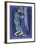 Jacob Fights with the Angel-Leslie Xuereb-Framed Giclee Print