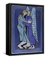 Jacob Fights with the Angel-Leslie Xuereb-Framed Stretched Canvas