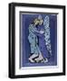 Jacob Fights with the Angel-Leslie Xuereb-Framed Giclee Print