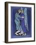 Jacob Fights with the Angel-Leslie Xuereb-Framed Giclee Print