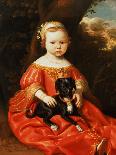 Portrait of a Girl with a Dog-Jacob Gerritsz Cuyp-Giclee Print