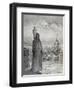 Jacob in His Uncle Laban's House and the Father of His Two Wives Leah and Rachel. Engraving by…-null-Framed Giclee Print