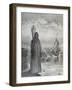 Jacob in His Uncle Laban's House and the Father of His Two Wives Leah and Rachel. Engraving by…-null-Framed Giclee Print