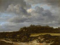 River Landscape with a Castle on a High Cliff, 1670s-Jacob Isaaksz. Or Isaacksz. Van Ruisdael-Giclee Print