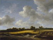 River Landscape with a Castle on a High Cliff, 1670s-Jacob Isaaksz. Or Isaacksz. Van Ruisdael-Giclee Print