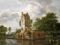 Sunny Landscape-Jacob Isaaksz. Or Isaacksz. Van Ruisdael-Framed Stretched Canvas