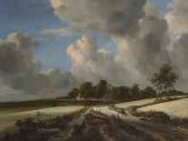 View of Grainfields with a Distant Town, c.1670-Jacob Isaaksz. Or Isaacksz. Van Ruisdael-Framed Giclee Print