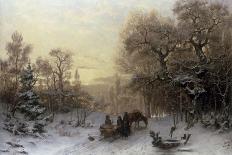 The Edge of the Forest, 1877-Jacob Johan Silven-Mounted Giclee Print