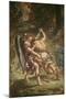 Jacob luttant avec l'Ange-Eugene Delacroix-Mounted Giclee Print
