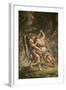 Jacob luttant avec l'Ange-Eugene Delacroix-Framed Giclee Print
