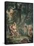 Jacob luttant avec l'Ange-Eugene Delacroix-Framed Stretched Canvas