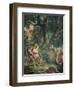 Jacob luttant avec l'Ange-Eugene Delacroix-Framed Premium Giclee Print