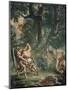 Jacob luttant avec l'Ange-Eugene Delacroix-Mounted Premium Giclee Print