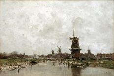 The Five Windmills, 1878-Jacob Maris-Stretched Canvas