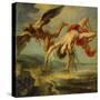 Jacob Peter Gowy / The Fall of Icarus, 1636-1637-Jacob Peter Gowy-Stretched Canvas