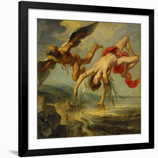 Jacob Peter Gowy / The Fall of Icarus, 1636-1637-Jacob Peter Gowy-Framed Giclee Print