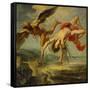 Jacob Peter Gowy / The Fall of Icarus, 1636-1637-Jacob Peter Gowy-Framed Stretched Canvas