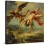Jacob Peter Gowy / The Fall of Icarus, 1636-1637-Jacob Peter Gowy-Stretched Canvas