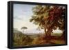 Jacob Philipp Hackert (Italian Landscape) Art Poster Print-null-Framed Poster