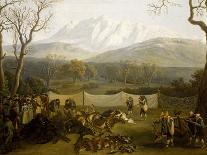 Ferdinand IV Hunting Coots on Lake Fusaro-Jacob Philipp Hackert-Giclee Print