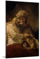 Jacob's Blessing-Rembrandt van Rijn-Mounted Giclee Print