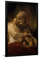 Jacob's Blessing-Rembrandt van Rijn-Framed Giclee Print