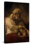 Jacob's Blessing-Rembrandt van Rijn-Stretched Canvas