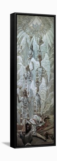 Jacob's Dream-James Tissot-Framed Stretched Canvas