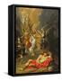 Jacob's Dream-Ludovico Carracci-Framed Stretched Canvas