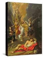 Jacob's Dream-Ludovico Carracci-Stretched Canvas