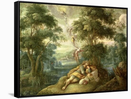 Jacob's Dream-Frans II Franken-Framed Stretched Canvas