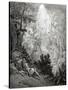 Jacob's Dream-Gustave Doré-Stretched Canvas