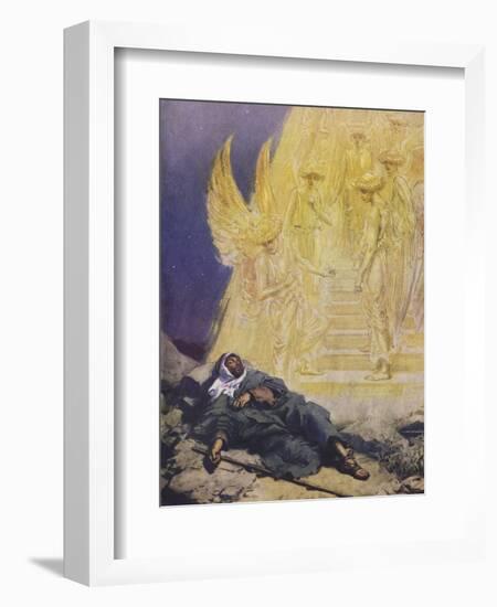 Jacob 's dream-Charles Edmund Brock-Framed Giclee Print