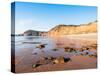 Jacob's Ladder Beach, Sidmouth, Devon, England, United Kingdom, Europe-Jean Brooks-Stretched Canvas