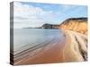 Jacob's Ladder Beach, Sidmouth, Devon, England, United Kingdom, Europe-Jean Brooks-Stretched Canvas