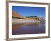 Jacob's Ladder, Clock Tower and Sidmouth Beach, Devon, England, United Kingdom, Europe-Jeremy Lightfoot-Framed Photographic Print