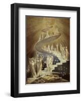 Jacob's Ladder-William Blake-Framed Giclee Print