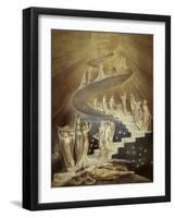 Jacob's Ladder-William Blake-Framed Giclee Print