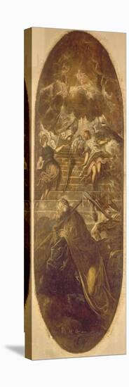 Jacob's Ladder-Domenico Tintoretto-Stretched Canvas