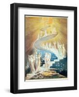 Jacob's Ladder-William Blake-Framed Premium Giclee Print