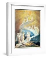 Jacob's Ladder-William Blake-Framed Premium Giclee Print