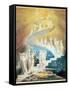 Jacob's Ladder-William Blake-Framed Stretched Canvas