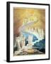 Jacob's Ladder-William Blake-Framed Giclee Print