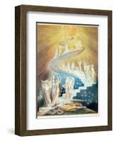 Jacob's Ladder-William Blake-Framed Giclee Print