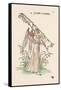 Jacob's Ladder-Walter Crane-Framed Stretched Canvas