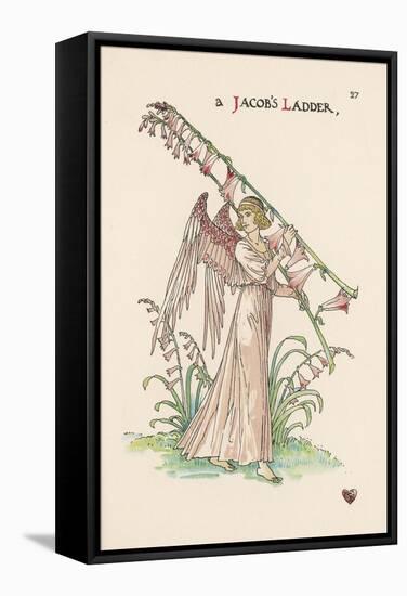 Jacob's Ladder-Walter Crane-Framed Stretched Canvas