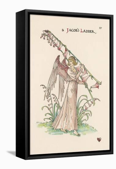 Jacob's Ladder-Walter Crane-Framed Stretched Canvas