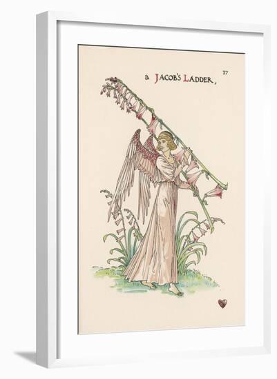 Jacob's Ladder-Walter Crane-Framed Art Print