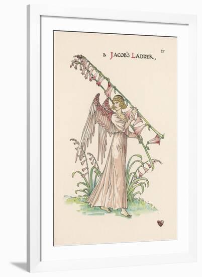 Jacob's Ladder-Walter Crane-Framed Art Print