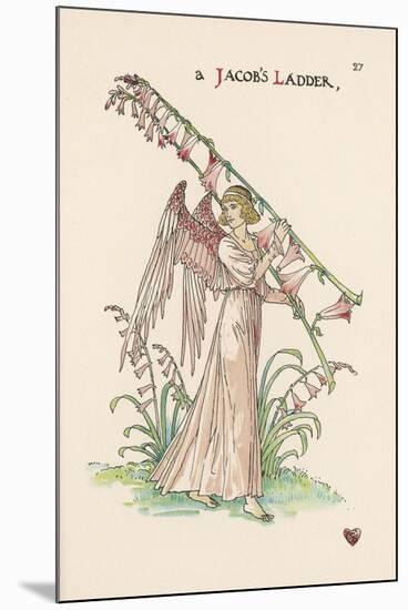 Jacob's Ladder-Walter Crane-Mounted Art Print